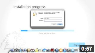 Lion-Tech Installer - Odstranění Windows z Macu